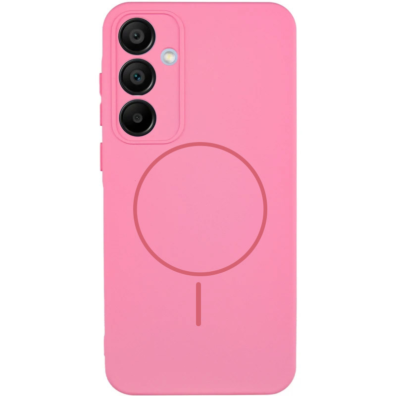 Чохол Silicone Cover Lakshmi Full Camera (AA) with MagFit на Samsung Galaxy S25+ (Рожевий / Light pink)
