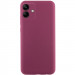 Чехол TPU GETMAN Liquid Silk Full Camera для Samsung Galaxy A06 (Бордовый / Marsala)