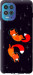 Чехол Лисички в космосе для Motorola G100