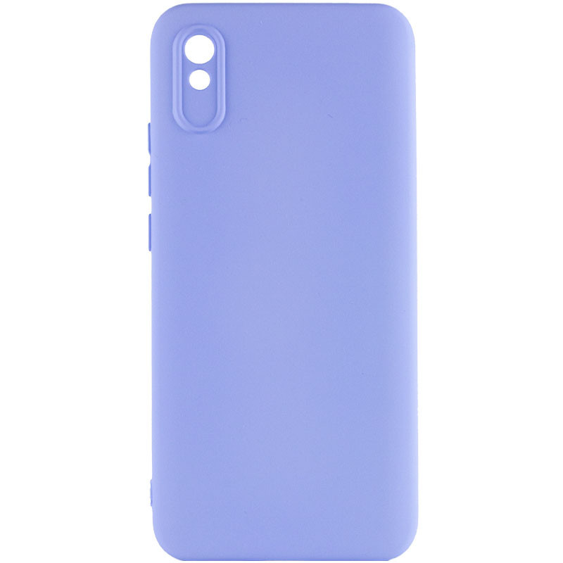Чохол Silicone Cover Lakshmi Full Camera (AAA) на Xiaomi Redmi 9A (Бузковий / Dasheen)