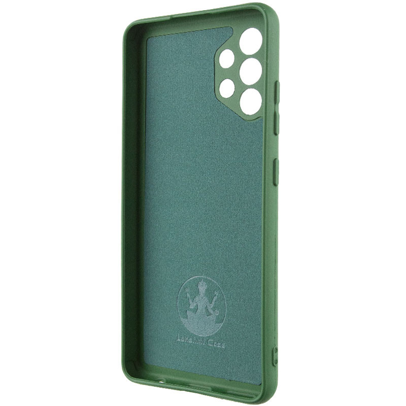 Купить Чехол Silicone Cover Lakshmi Full Camera (A) для Samsung Galaxy A32 4G (Зеленый / Dark green) на vchehle.ua