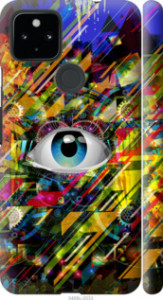 Чехол Абстрактный глаз для Google Pixel 5 XL