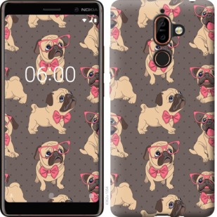 

Чохол мопсики 2 на Nokia 7 Plus 731754