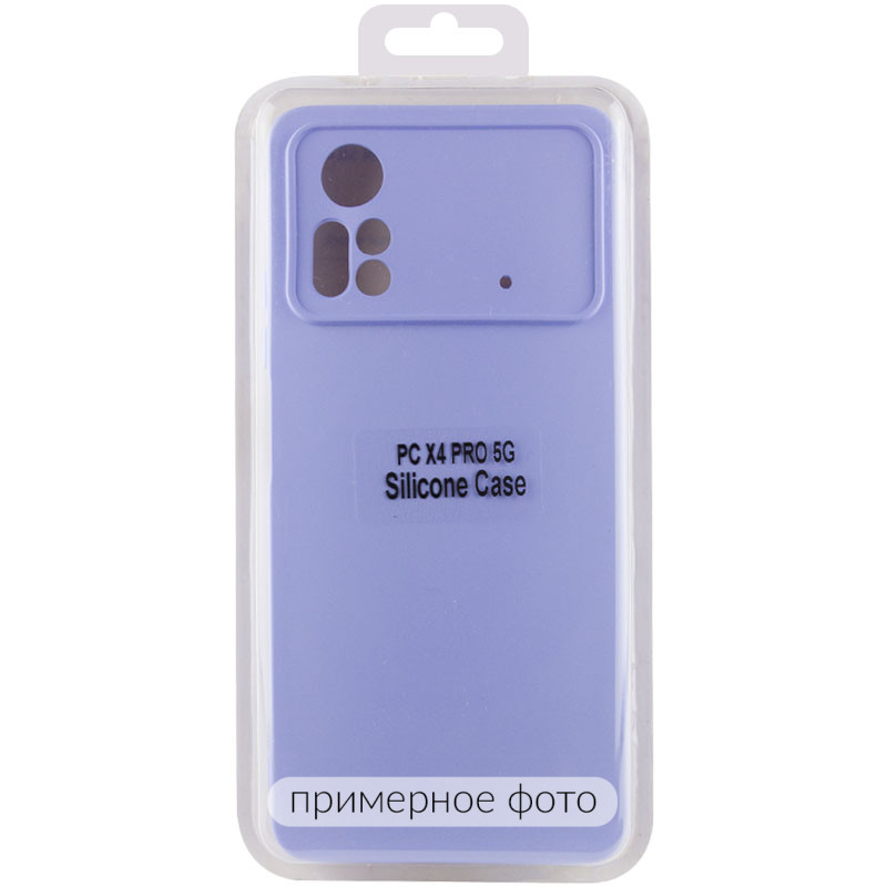 Купить Чехол Silicone Cover Lakshmi Full Camera (A) для Xiaomi Poco X4 Pro 5G (Сиреневый / Dasheen) на vchehle.ua