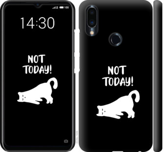 

Чехол Уставший кот для Meizu Note 9 874349