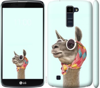 

Чехол Модная лама для LG K10 / K410 753185