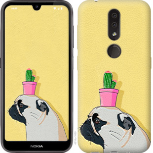 

Чехол Мопс с кактусом для Nokia 4.2 795912