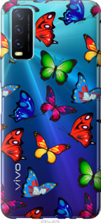 

Чехол Красочные мотыльки для Vivo Y20 1142306