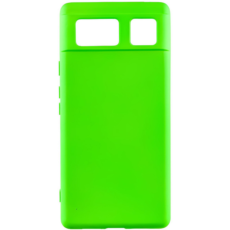 Чохол Silicone Cover Lakshmi (A) на Google Pixel 6 (Салатовий / Neon Green)