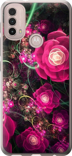 

Чехол Абстрактные цветы 3 для Motorola E40 1625569
