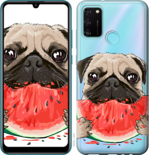 

Чехол Мопс и арбуз для Huawei Honor 9A 917853