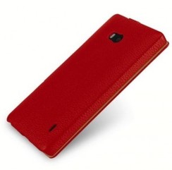 #Кожаный чехол (флип) TETDED для Nokia Lumia 520/525 (Красный / Red) в магазине vchehle.ua