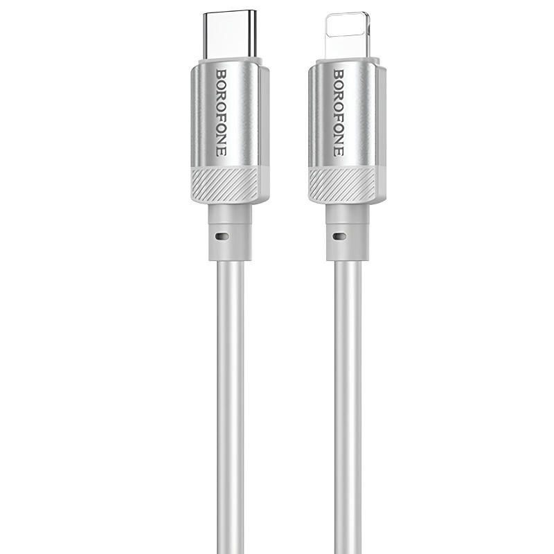Дата кабель Borofone BX108 Start silicone Type-C to Lightning 27W (1m)