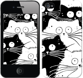 Чехол Коты v2 для iPhone 4