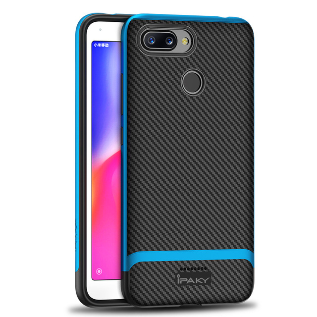 

Чохол iPaky TPU+PC на Xiaomi Redmi 6 (Чорний / Синій) 622033