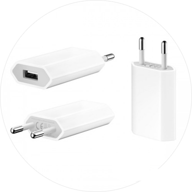 

СЗУ (5w) для Apple iPhone X (MD813ZM/A) (no box) (original) (Белый) 08187