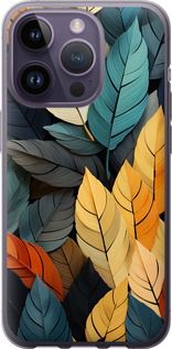 

Чохол Кольорове листя на iPhone 14 Pro 1630062