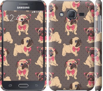 

Чехол мопсики 2 для Samsung Galaxy J2 J200H 731325