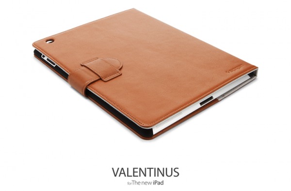 Кожаный чехол SGP Valentinus Series для Apple IPAD 3/2 (Коричневый / Vegetable brown) в магазине vchehle.ua