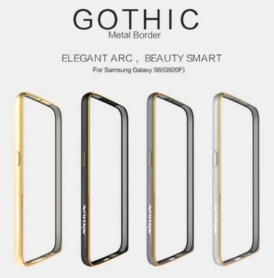 Металлический бампер Nillkin Gothic Series для Samsung Galaxy S6 G920F/G920D Duos