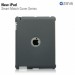 Кожаная накладка Zenus Smart Match Back Cover Series для Apple IPAD 3/2 (Темно-серый)