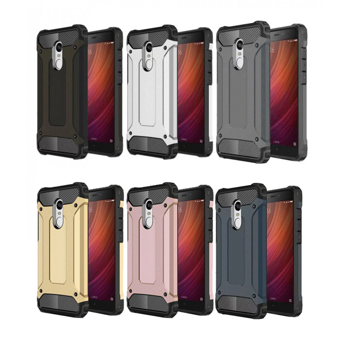 Бронированный противоударный TPU+PC чехол Immortal для Xiaomi Redmi Note 4 (MTK)