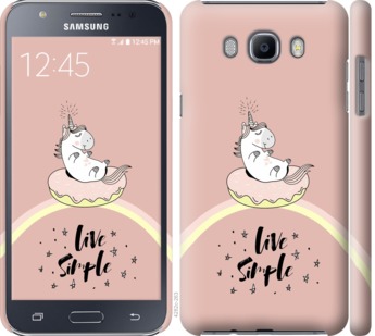 

Чехол Единорожка в пончике для Samsung Galaxy J7 (2016) J710F 719192