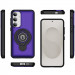 Фото TPU+Textured PC Magnet на Samsung Galaxy S24+ / S25+ (Purple) в маназині vchehle.ua