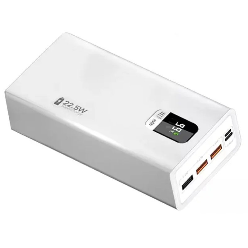 Фото Уценка Портативное ЗУ Power Bank Movespeed H40 22.5W 40000 mAh (H40-22W) (Вскрытая упаковка / White) на vchehle.ua