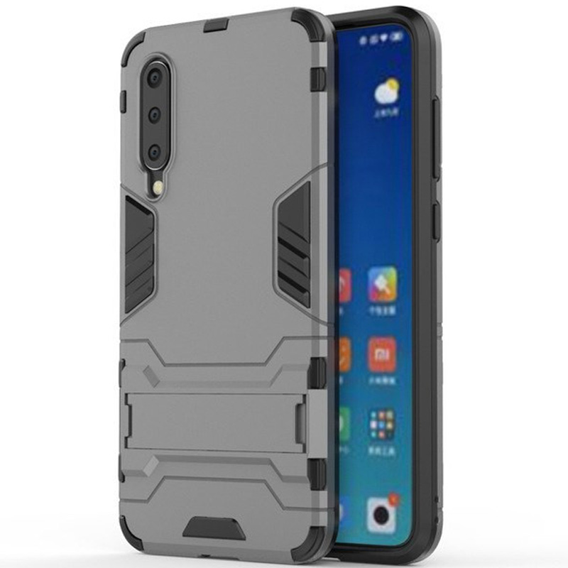 

Ударостійкий чохол-підставка Transformer для Xiaomi Mi 9 SE з потужним захистом корпусу (Метал / Gun Metal) 700224