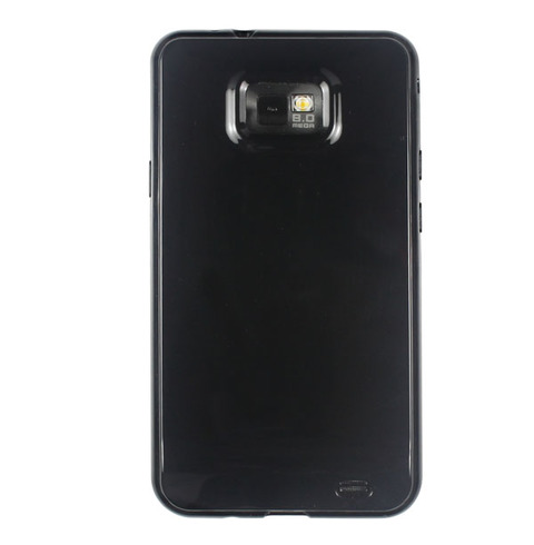 TPU чехол для Samsung i9100 Galaxy S2/i9105 Galaxy S2 Plus (Черный (Soft touch))