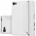 Кожаный чехол (книжка) Nillkin Sparkle Series для Sony Xperia Z5 Compact (Белый)
