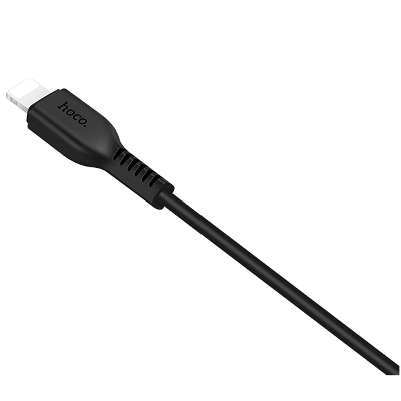 Фото Дата кабель Hoco X20 Lightning (2m) (Чорний) в маназині vchehle.ua