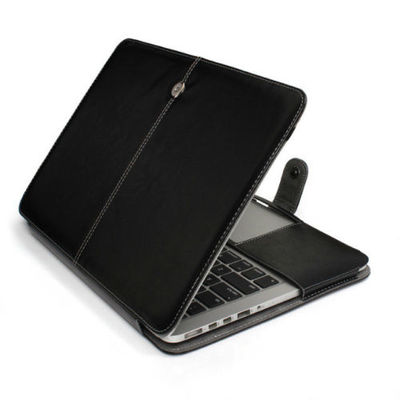 Кожаный чехол-книжка TTX для Apple MacBook Air 13 (Черный)