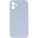 Silicone Case Square Full Camera Protective (AA) NOLOGO для Apple iPhone 11 (6.1") (Голубой / Lilac Blue)