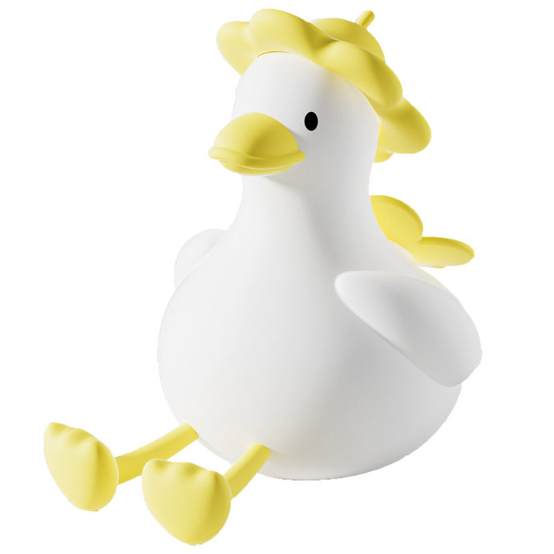 Ночник QW-D18 Duckling (White / Yellow)