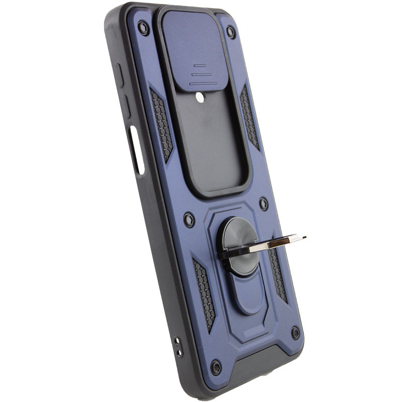 Ударостійкий чохол Camshield Serge Ring на Xiaomi Redmi Note 9s / Note 9 Pro / 9 Pro Max (Синій) в магазині vchehle.ua