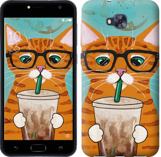 

Чохол Зеленоокий кіт в окулярах на Asus ZENFONE 4 SELFIE / ZD553KL 625486