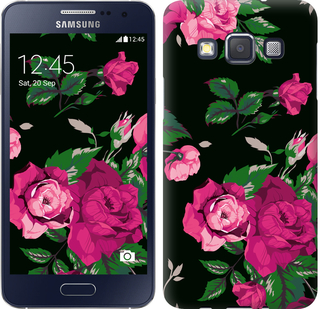 

Чехол Розы на черном фоне для Samsung Galaxy A3 A300H 546827