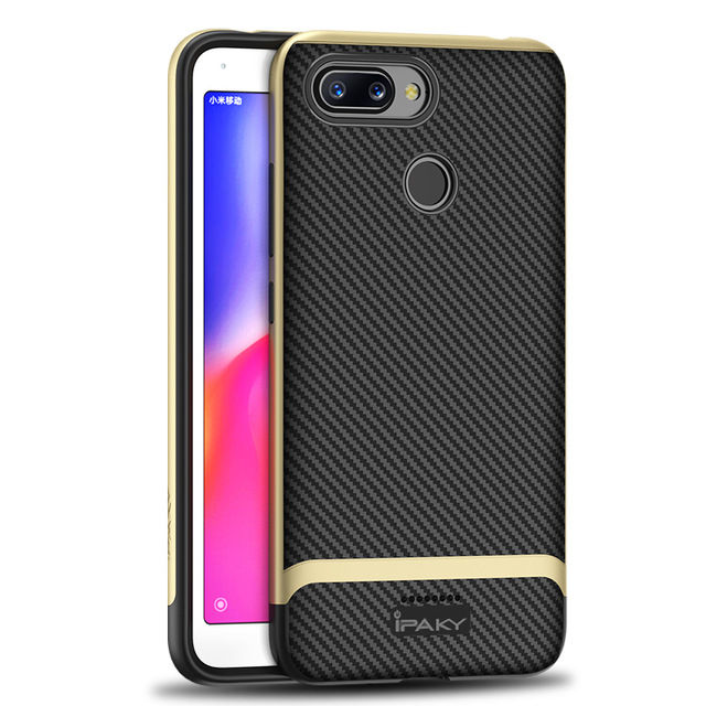 

Чехол iPaky TPU+PC для Xiaomi Redmi 6 (Черный / Золотой) 622032