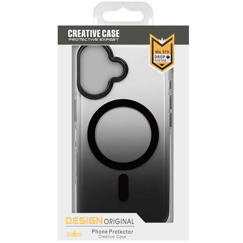 Фото Чехол TPU+PC Phantom with Magnetic Safe для Apple iPhone 16 (6.1") (Black) в магазине vchehle.ua
