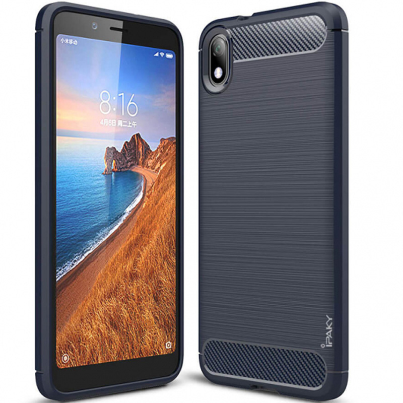 

TPU чехол iPaky Slim Series для Xiaomi Redmi 7A (Синий) 715419