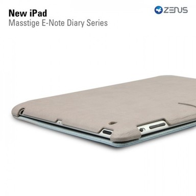 Кожаный чехол (3 цвета) Zenus Masstige E-note Diary Series для New iPad 3 / iPad 2