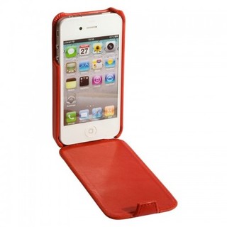 Фото # Кожаный чехол Issentiel "Cosy" Collection для Appli Iphone 4/4s (Красный) на vchehle.ua