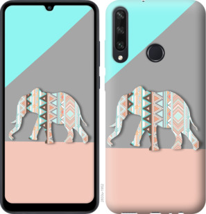 

Чохол Візерунчастий слон на Huawei Y6p 936539