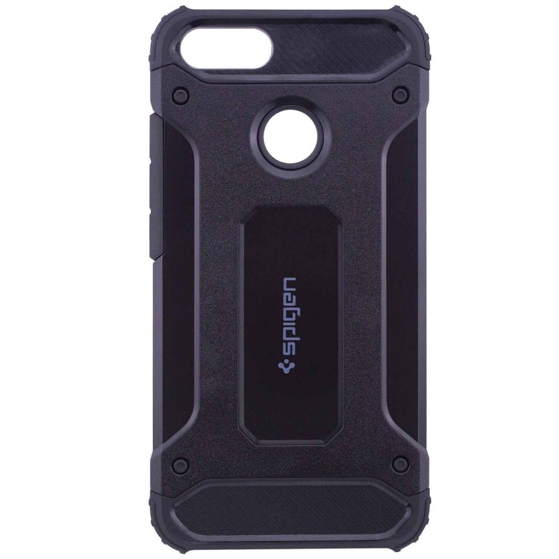 

Бронированный противоударный TPU+PC чехол SPIGEN (HC) для Huawei Y7 (2018) (Черный) 684734