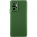 Чехол TPU GETMAN Liquid Silk Full Camera для Xiaomi Redmi Note 10 Pro / 10 Pro Max (Зеленый / Dark green)