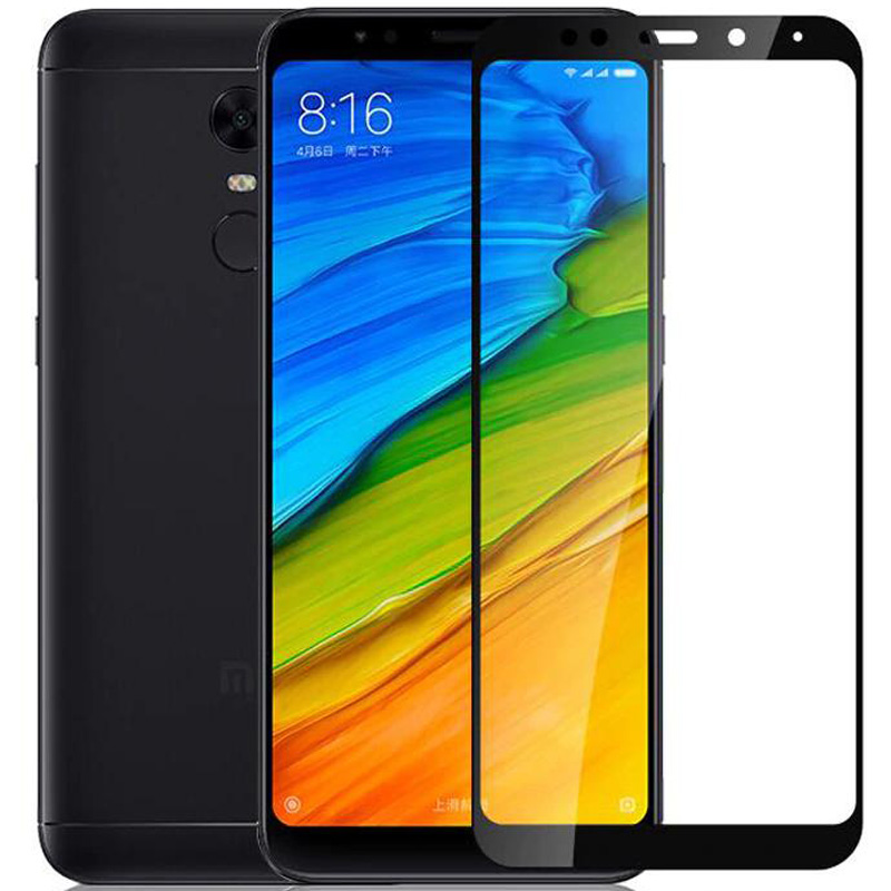 

Захисне кольорове скло Mocoson 5D (full glue) на Xiaomi Redmi 5 Plus /Redmi Note 5 (SC) (Чорний) 706841