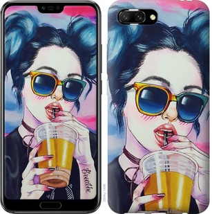 

Чохол Арт-дівчина в окулярах на Huawei Honor 10 667384