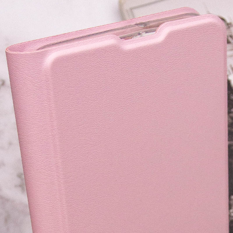 Купити Шкіряний чохол книжка GETMAN Elegant (PU) на Xiaomi Redmi Note 10 Pro / 10 Pro Max (Рожевий) на vchehle.ua